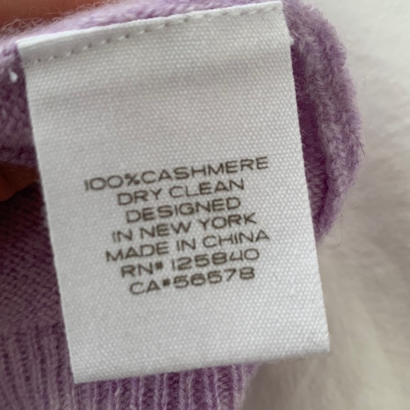 Violet intermix cashmere sweater - Picture 6 of 6